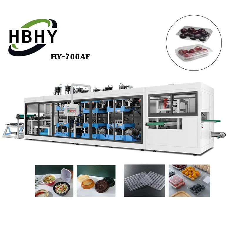 Four-station Vacuum Thermoforming Machine